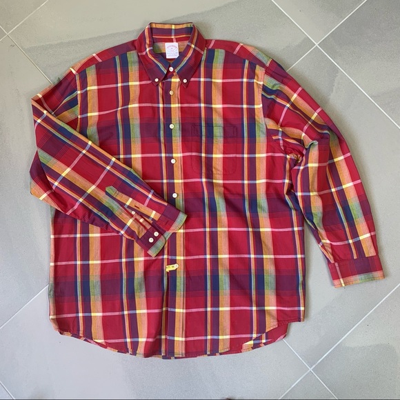 Brooks Brothers Plaid Button Down Shirt - Picture 7 of 8